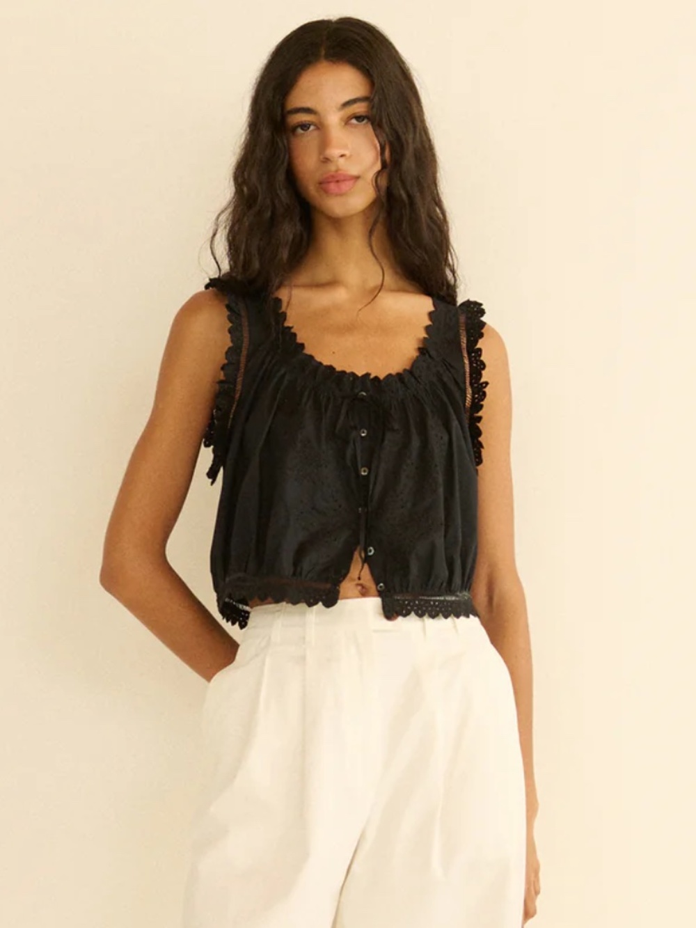 DÔEN Traveler Top, Size XS, in Black - Picture 12 of 15